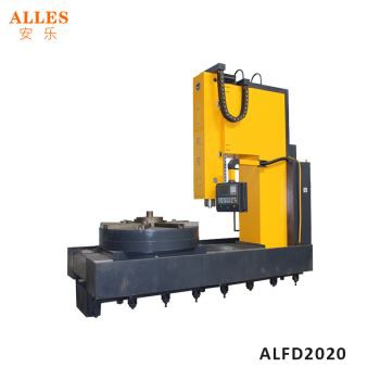 Máquina perforadora de brida vertical de acero ALFD2020 CNC